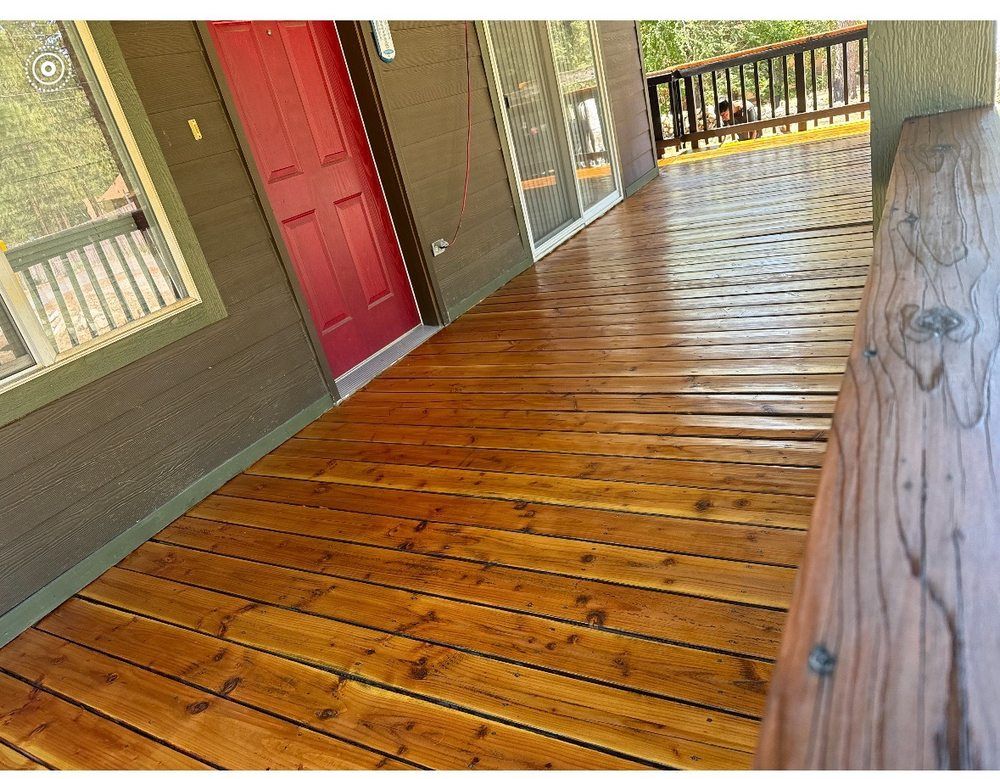 Interior repaint inside a Big Bear cabin
