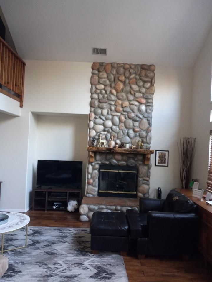 Interior repaint inside a Big Bear cabin